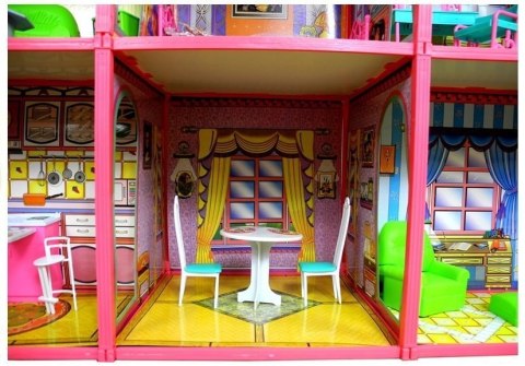 Domek dla Lalek Ogromna Willa z Meblami LEAN Toys