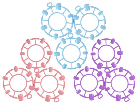 Duży Zestaw Do Malowania Paznokci Lakiery Naklejki Separatory LEAN Toys