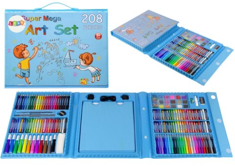 Zestaw Artystyczny Do Malowania XXL Walizka 208 elementów LEAN