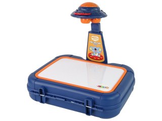 Tablica Projektor W Walizce Niebieski Obrazki LEAN Toys