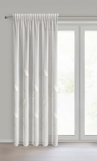 FIRANA GOTOWA AURELIA NA TAŚMIE 140 X 270 CM KREMOWY EUROFIRANY