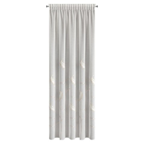 FIRANA GOTOWA AURELIA NA TAŚMIE 140 X 270 CM KREMOWY EUROFIRANY