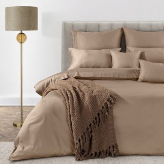 POŚCIEL ELEGANT1E 140 X 200 CM JASNOBRĄZOWY EUROFIRANY