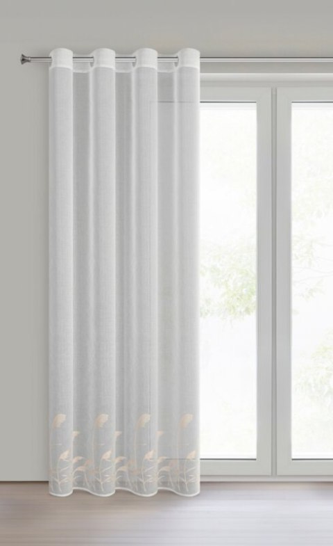 FIRANA GOTOWA TASHA 140 X 250 CM BIAŁY EUROFIRANY