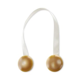 UPINACZ DEKORACYJNY Z MAGNESEM 4 X 15 CM BEŻOWY EUROFIRANY