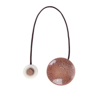 UPINACZ DEKORACYJNY Z MAGNESEM 5 X 15 CM BRĄZOWY EUROFIRANY