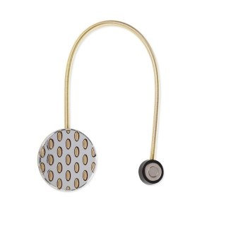 UPINACZ DEKORACYJNY Z MAGNESEM 5 X 17 CM ZŁOTY EUROFIRANY