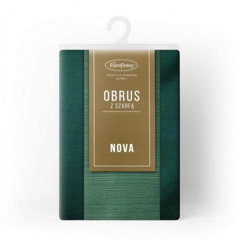 OBRUS GLAMO 140 X 220 CM ZIELONY EUROFIRANY