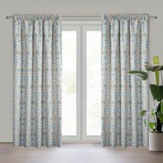 ZASŁONA GOTOWA ASHLEY NA TAŚMIE 135 X 270 CM BIAŁY EUROFIRANY