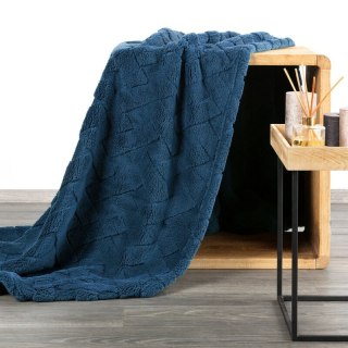 KOC D91 CARO 150 X 200 CM GRANATOWY EUROFIRANY