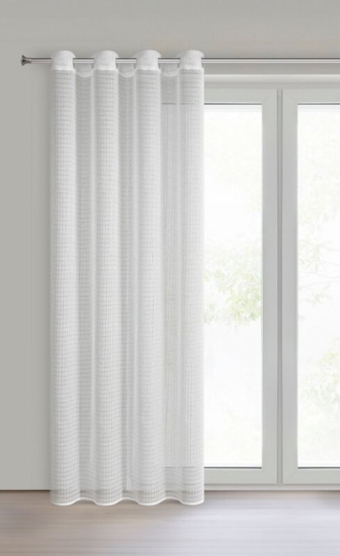 FIRANA GOTOWA ELIRA 140 X 250 CM BIAŁY EUROFIRANY