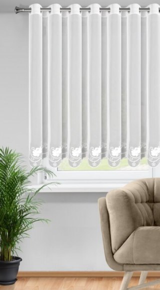 FIRANA GOTOWA LETI 350 X 160 CM BIAŁY EUROFIRANY