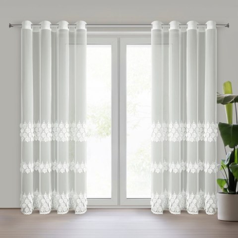 FIRANA GOTOWA NIRA 140 X 250 CM KREMOWY EUROFIRANY