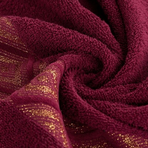 RĘCZNIK AZARI (04) 70 X 140 CM BORDOWY EUROFIRANY
