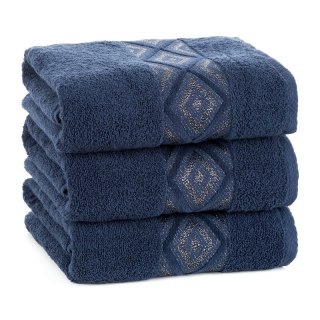 RĘCZNIK AZARI (05) 70 X 140 CM GRANATOWY EUROFIRANY