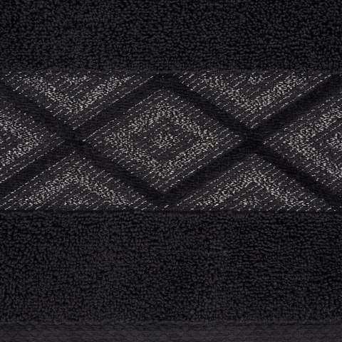 RĘCZNIK AZARI (06) 70 X 140 CM CZARNY EUROFIRANY