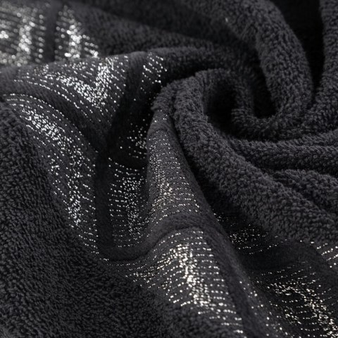 RĘCZNIK AZARI (06) 70 X 140 CM CZARNY EUROFIRANY