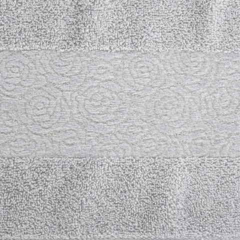 RĘCZNIK IRIS (02) 30 X 50 CM SREBRNY EUROFIRANY