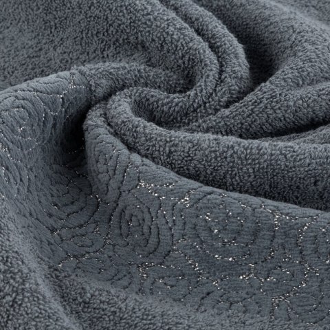 RĘCZNIK IRIS (06) 70 X 140 CM STALOWY EUROFIRANY