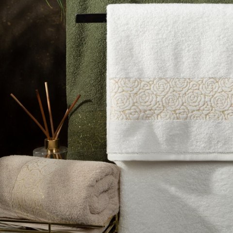 RĘCZNIK IRIS (06) 70 X 140 CM STALOWY EUROFIRANY