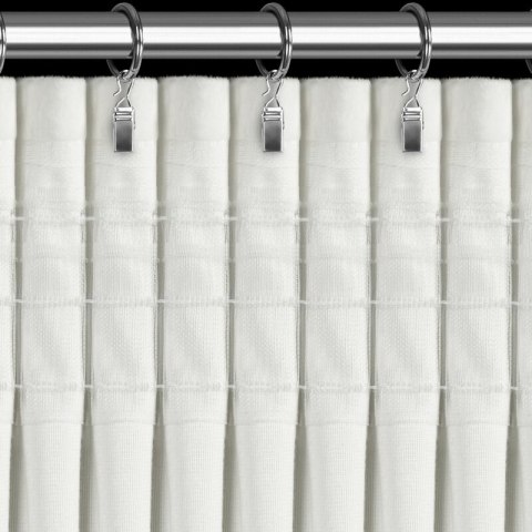 ZASŁONA GOTOWA ROSES 14 NA TAŚMIE 140 X 270 CM KREMOWY EUROFIRANY