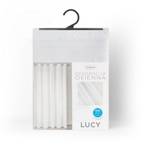 FIRANA GOTOWA LUCY 300 X 250 CM BIAŁY EUROFIRANY