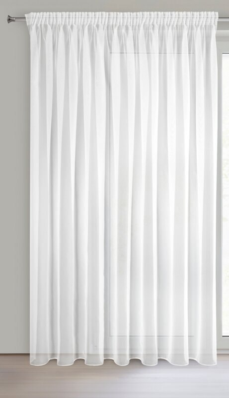 FIRANA GOTOWA LUCY NA TAŚMIE 400 X 270 CM BIAŁY EUROFIRANY