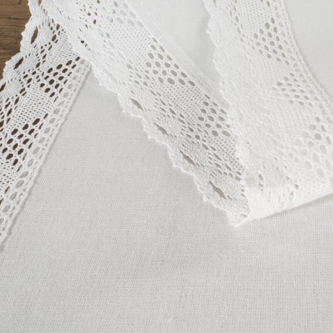 OBRUS NATALY 140 X 220 CM BIAŁY EUROFIRANY