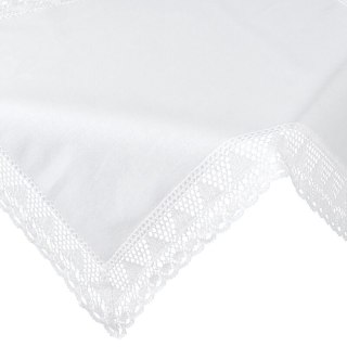 OBRUS NATALY 85 X 85 CM BIAŁY EUROFIRANY