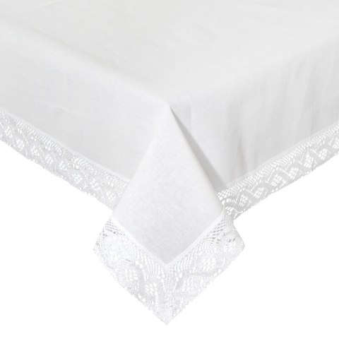 OBRUS SUSAN 140 X 220 CM BIAŁY EUROFIRANY