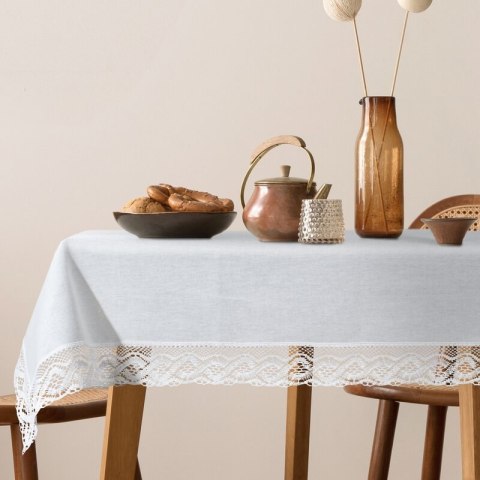 OBRUS SUSAN 140 X 260 CM BIAŁY EUROFIRANY