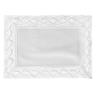 OBRUS SUSAN 30 X 40 CM BIAŁY EUROFIRANY