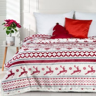 KOC ŚWIĄTECZNY KOC15 150 X 200 CM BIAŁY EUROFIRANY