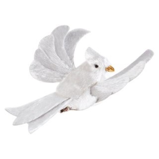 OZDOBA ŚWIĄTECZNA 493 12 X 10 X 7 CM BIAŁY EUROFIRANY