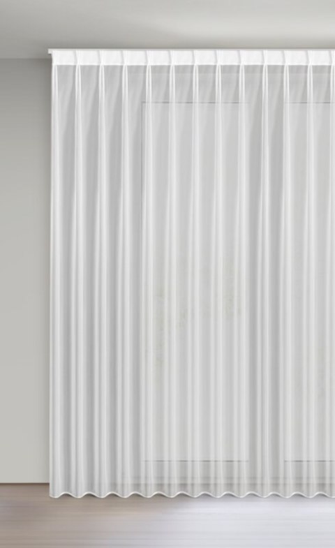 FIRANA GOTOWA LUCY 230 X 270 CM BIAŁY EUROFIRANY