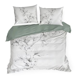 POŚCIEL FLAVIA 160 X 200 CM BIAŁY EUROFIRANY