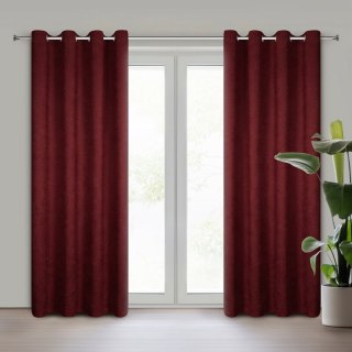 ZASŁONA GOTOWA ADA 140 X 250 CM BORDOWY EUROFIRANY