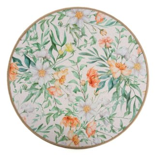 PODKŁADKA IRIS O 38 CM ZIELONY EUROFIRANY