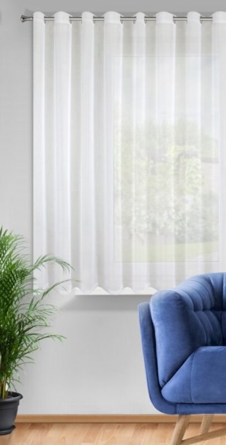 FIRANA GOTOWA LUCY 400 X 150 CM BIAŁY EUROFIRANY