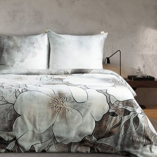 POŚCIEL DAISY 220 X 200 CM SZAROBEŻOWY EUROFIRANY