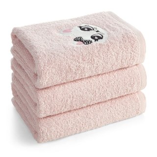 RĘCZNIK DZIECIĘCY BABY72 60 X 120 CM RÓŻOWY EUROFIRANY