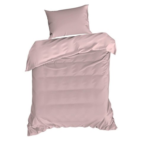 KOMPLET POŚCIELI NOVA3 160 X 200 CM PUDROWY RÓŻ EUROFIRANY