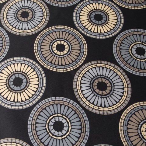 OBRUS GARDEN 140 X 220 CM CZARNY EUROFIRANY