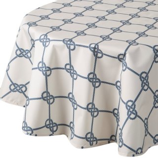 OBRUS GARDEN O 150 CM BIAŁY EUROFIRANY