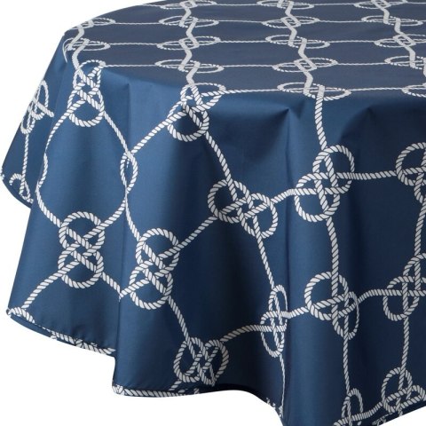 OBRUS GARDEN O 150 CM GRANATOWY EUROFIRANY