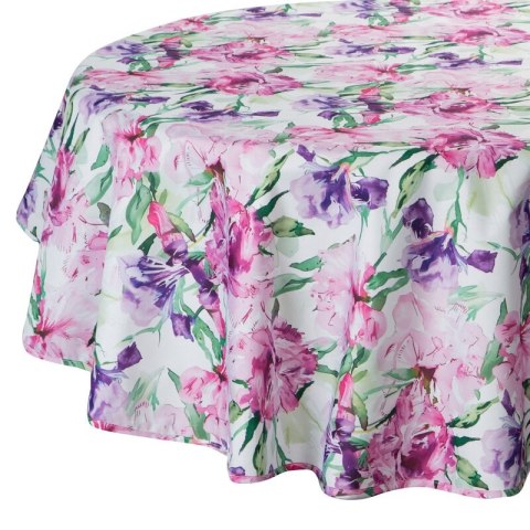 OBRUS GARDEN O 150 CM RÓŻOWY EUROFIRANY