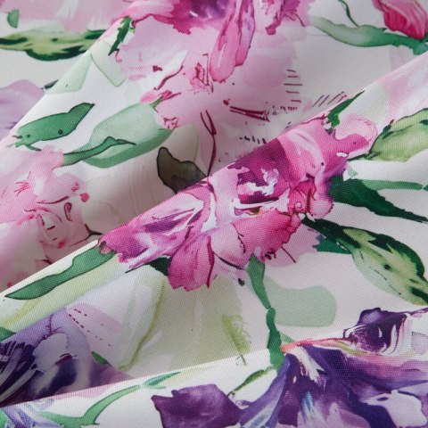 OBRUS GARDEN O 150 CM RÓŻOWY EUROFIRANY