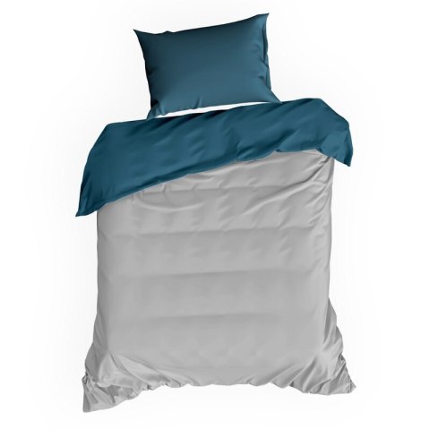 KOMPLET POŚCIELI NOVA3 160 X 200 CM JASNOSZARY EUROFIRANY