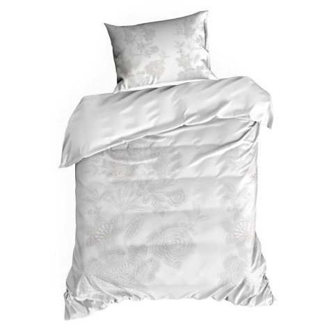 KOMPLET POŚCIELI SATYNOWEJ PREMIUM27 220 X 200 CM BIAŁY EUROFIRANY