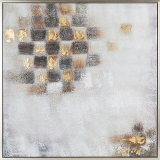 OBRAZ 644 80 X 80 CM BIAŁY EUROFIRANY